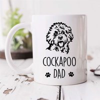60 SECOND MAKEOVER Women's Cockapoo Dad Mug in White