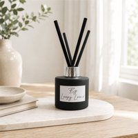 60 SECOND MAKEOVER Christmas Fruit Cake Luxury Reed Diffuser Highly Fragranced Scented in Black