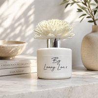 60 SECOND MAKEOVER North Pole Luxury Flower Diffuser Highly Fragranced Scented in White