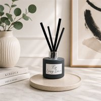60 SECOND MAKEOVER Sleigh Ride Luxury Reed Diffuser Highly Fragranced Scented in Grey