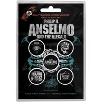 Philip H. Anselmo & The Illegals Brain Badge in Black