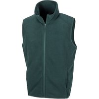 Result Core Men's Microfleece Gilet in Green | Size: 2XL