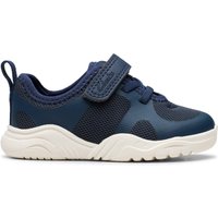 Feather Ath Trainers Riptape Blue Wide Fit