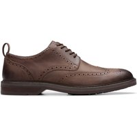 Aldwin Limit Brogue Leather Oxford Shoes Lace Up Standard Fit