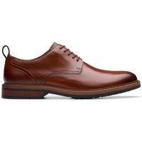 Aldwin Lace Tan Leather Derby Shoes Lace Up Standard Fit