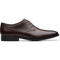 Clarks Men's Paulton Lace Brown Derby Shoes, Lace Up | Size: 8.5-Standard Fit