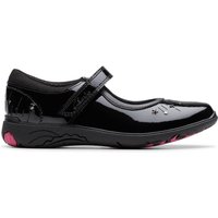 Clarks Relda Wish Kid Black Patent Mary Jane, Riptape, School Shoes | Size: 7.5-Standard Fit