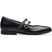 Finja Bar Older Leather Mary Jane School Shoes Wide Fit
