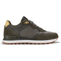 Molland Go Olive Combination Trainers Lace Up Standard Fit