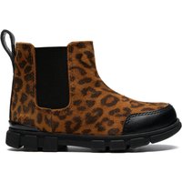 Evyn Chelsea Leopard Print Chelsea Boots Ankle Boots Wide Fit