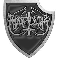 Marduk Enamel Panzer Crest Badge in Black