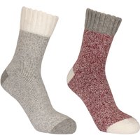 Trespass Women's Inigo Socks in Light Grey | Size: 7-11