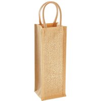 Westford Mill Shimmer Bottle Bag in Natural
