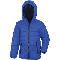 Result Core Padded Jacket in Mid Blue | Size: 9-10 Years