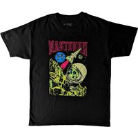 Mastodon Space Colorization Cotton T-Shirt in Black | Size: 12-13 Years