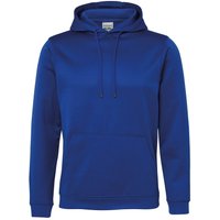 AWDis Men's Polyester Sports Hoodie in Royal | Size: Small