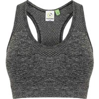 Tombo Women's Seamless Sports Bra in Dark Grey | Size: Medium