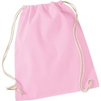 Westford Mill Men's Cotton Drawstring Bag in Light Pink