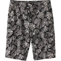 Atlas for Men Men's Palm Print Cargo Shorts in Black | Size: 42R
