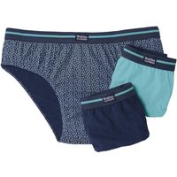 Atlas for Men Men's Comfortable Contrast Striped Briefs (Pack of 3) in Dark Navy | Size: 4XL