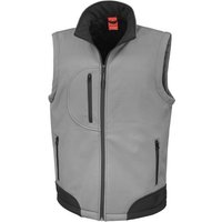 Result Men's Softshell Body Warmer in Mid Grey | Size: Medium