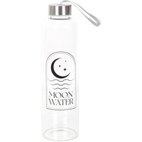Something Different Crescent Moon Glass Water Bottle in Clear
