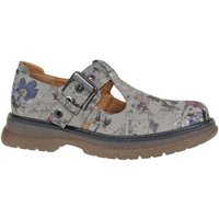 Cipriata Women's Cira Floral Mary Janes in Light Grey | Size: 4
