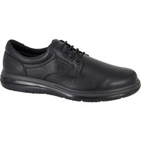 IMAC Men's Softie Leather Casual Shoes in Black | Size: 9.5