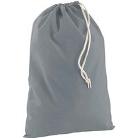 Westford Mill Stuff Drawstring Bag in Mid Grey | Size: 2XS