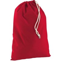 Westford Mill Stuff Drawstring Bag in Red | Size: Medium