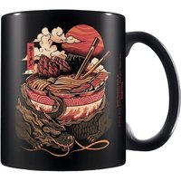 Ilustrata Dragons Ramen Mug in Black