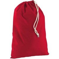Westford Mill Stuff Drawstring Bag in Red | Size: Small