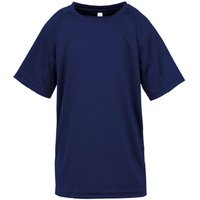 Spiro Impact Performance Aircool T-Shirt in Navy | Size: 7-8 Years