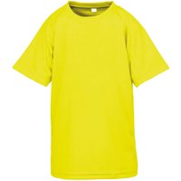 Spiro Impact Performance Aircool T-Shirt in Yellow | Size: 9-10 Years