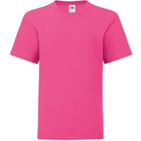 Fruit of the Loom Basic T-Shirt in Fuchsia | Size: 7-8 Years