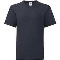 Fruit of the Loom Basic T-Shirt in Mid Navy | Size: 5-6 Years