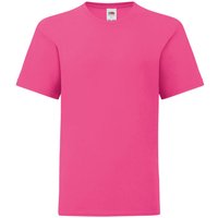 Fruit of the Loom Basic T-Shirt in Fuchsia | Size: 3-4 Years