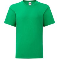 Fruit of the Loom Basic T-Shirt in Bright Green | Size: 12-13 Years