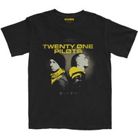 Twenty One Pilots Men's Back To Back T-Shirt in Black | Size: 2XL