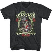 Poison Men's We Trust Cotton T-Shirt in Black | Size: Large
