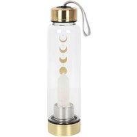 Something Different Moon Phases Quartz Water Bottle in Clear