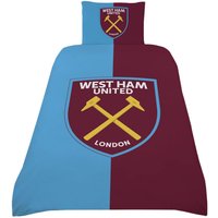 West Ham United FC Reversible Duvet Set in Maroon | Size: Single