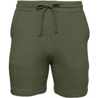 Bella + Canvas Men's Sweat Shorts in Green | Size: 2XL