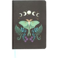 Something Different Moth A5 Notebook in Black