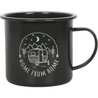 Something Different Crystals & Coffee Enamel Camp Mug in Black