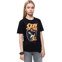 Ozzy Osbourne Diary Of A Madman Vintage Cotton T-Shirt in Black | Size: 9-10 Years