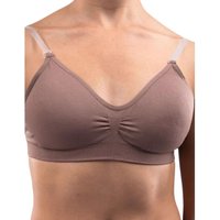 Silky Women's Dance Seamless Clear Back Bra (1 Garment) in Natural | Size: Large