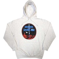 Queens Of The Stone Age Men's Branca Sword Hoodie in Grey | Size: XL