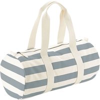 Westford Mill Men's Nautical Duffle Bag in Grey