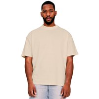Casual Classics Men's Ringspun Cotton Extended Neckline T-Shirt in Light Sand | Size: XS